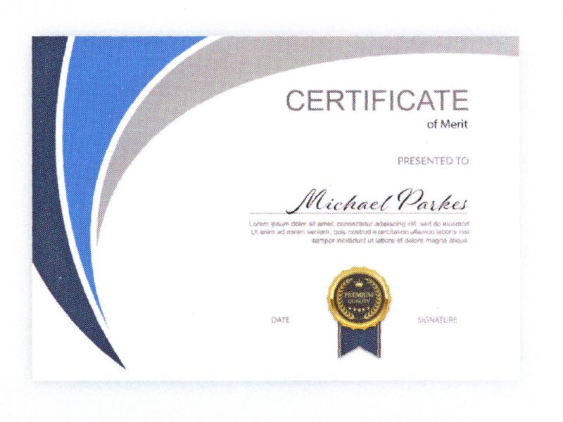 Certificates