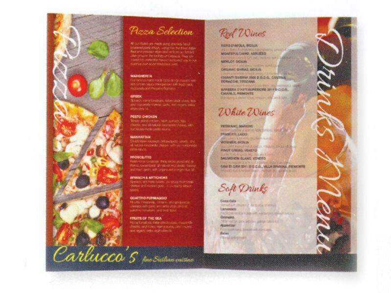 Table Menus